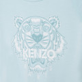 Jurk met ruche en print KENZO KIDS Voor