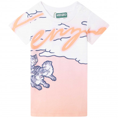 VESTIDO MANGAS COMPRIDAS KENZO KIDS para RAPARIGA