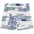 Bermuda en coton imprimé KENZO KIDS pour GARCON