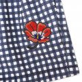 Printed cotton shorts KENZO KIDS for GIRL