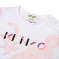 T-shirt cotone bio con stampa KENZO KIDS Per BAMBINA