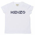 T-shirt in cotone bio con logo KENZO KIDS Per RAGAZZO