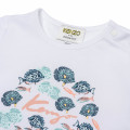 T-shirt in cotone con stampa KENZO KIDS Per BAMBINA