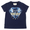 T-shirt con stampa elefante KENZO KIDS Per RAGAZZO