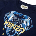 T-shirt con stampa elefante KENZO KIDS Per RAGAZZO