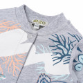 Giacca teddy con stampa marina KENZO KIDS Per BAMBINA