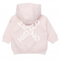 Organic cotton hooded sweatshirt KENZO KIDS for GIRL