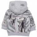 Fleece hooded sweatshirt KENZO KIDS for BOY