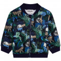Quilted baseball jacket KENZO KIDS for BOY
