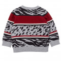 Knitted jumper with buttons KENZO KIDS for BOY