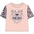 Printed cotton t-shirt KENZO KIDS for GIRL