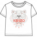 T-shirt in cotone bio KENZO KIDS Per BAMBINA