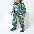 Tropical print zip-up sweatshirt KENZO KIDS for BOY