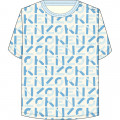 T-shirt in jersey con stampa KENZO KIDS Per RAGAZZO