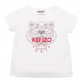T-shirt in cotone con stampa KENZO KIDS Per BAMBINA