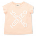 Camiseta de algodón con logo KENZO KIDS para NIÑA