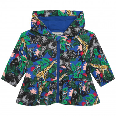 Printed hooded sweatshirt KENZO KIDS for GIRL