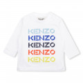 T-shirt pressionné en coton KENZO KIDS pour GARCON