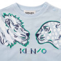 T-shirt pressionné en coton KENZO KIDS pour GARCON