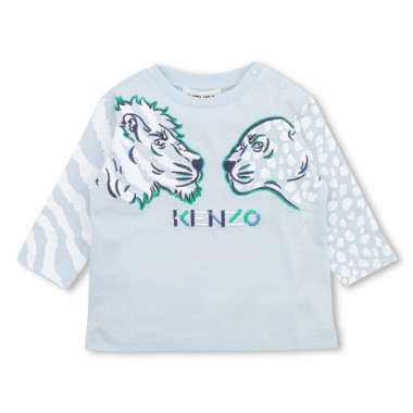 Baumwoll-Shirt mit Knöpfen KENZO KIDS Für JUNGE