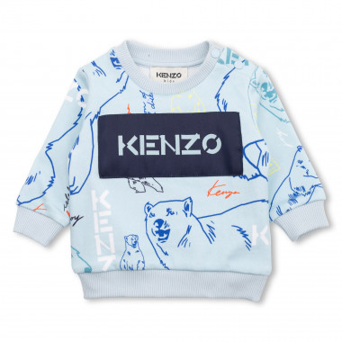 Bedrucktes Moltonsweatshirt KENZO KIDS Für JUNGE