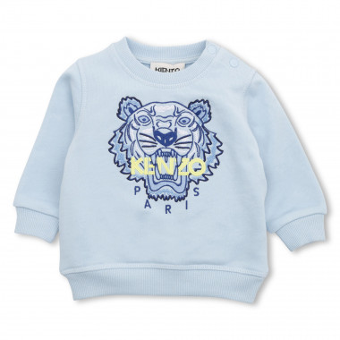 Geborduurde fleece sweater KENZO KIDS Voor
