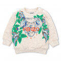 Sweatshirt aus Baumwollfleece KENZO KIDS Für JUNGE