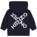 Zipped hooded sweatshirt KENZO KIDS for BOY