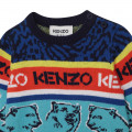 Pull en tricot jacquard KENZO KIDS pour GARCON