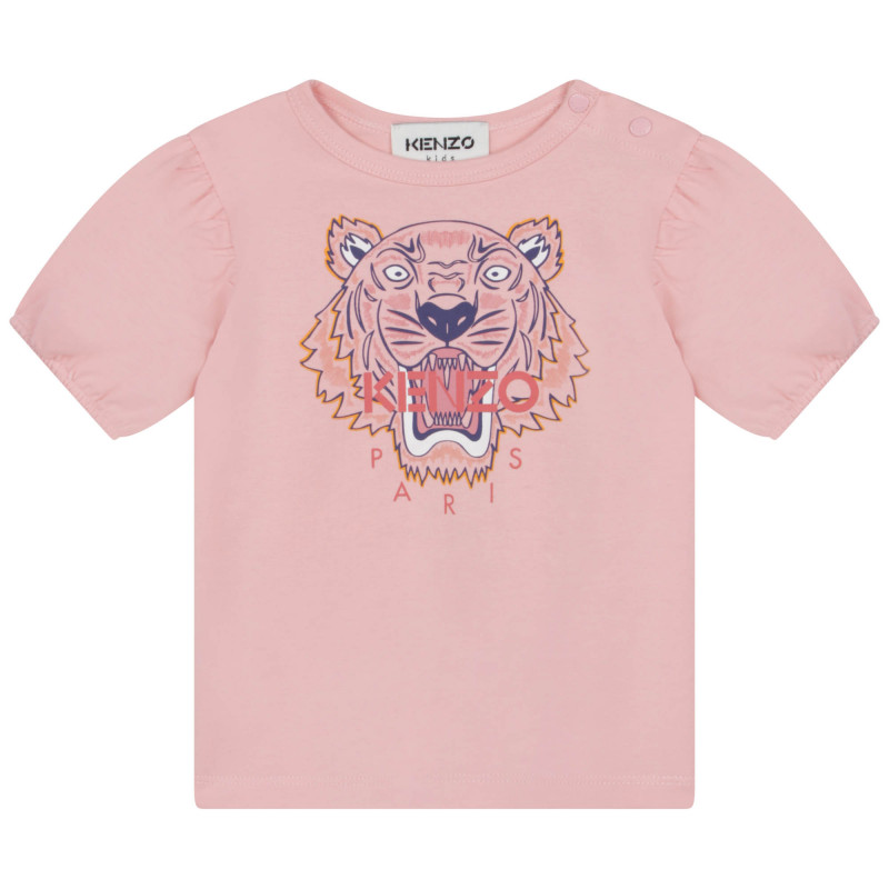 KENZO KIDS SHORT SLEEVES TEE-SHIRT baby pink - | Kids around