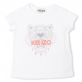 T-shirt avec imprimé KENZO KIDS pour FILLE