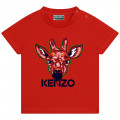 T-shirt con stampa applicata KENZO KIDS Per RAGAZZO