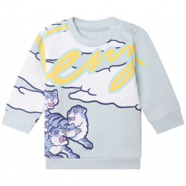 Katoen sweatshirt met print KENZO KIDS Für JUNGE