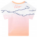 T-SHIRT MANGAS CURTAS KENZO KIDS para RAPARIGA