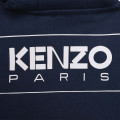Katoenen sweatshirt met kap KENZO KIDS Voor