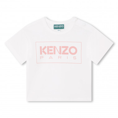 T-shirt with logo print KENZO KIDS for GIRL