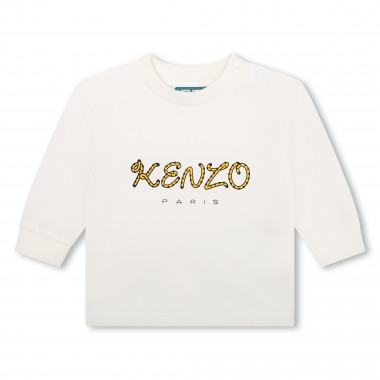 Sweat-shirt imprimé logo KENZO KIDS pour FILLE