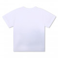 T-shirt with flower print KENZO KIDS for BOY