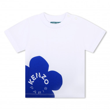 T-shirt met bloemprint KENZO KIDS Voor