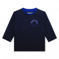 Langarm-t-shirt mit print-logo KENZO KIDS Für JUNGE