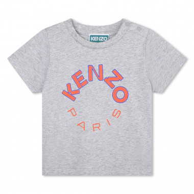 Baumwoll-t-shirt mit logoprint KENZO KIDS Für JUNGE