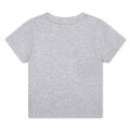 T-shirt en coton imprimé logo KENZO KIDS pour GARCON