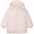 Hooded quilted puffer jacket KENZO KIDS for GIRL