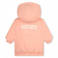 Waterdichte anorak met rits KENZO KIDS Voor