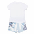 Ensemble t-shirt et short KENZO KIDS pour GARCON