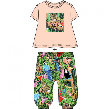 Conjunto camiseta y pantalón KENZO KIDS para NIÑA