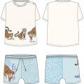 T-shirt + shorts in cotone bio KENZO KIDS Per RAGAZZO
