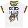 Ensemble coton short T-shirt KENZO KIDS pour GARCON