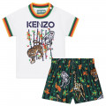 Katoenen short en T-shirt KENZO KIDS Voor
