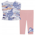 Ensemble legging et T-shirt KENZO KIDS pour FILLE